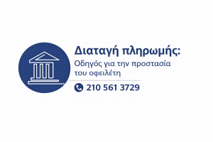 ανακοπή διαταγής πληρωμής Νικολαρόπουλος, δικηγόρος τηλέφωνο επικοινωνίας 210 561 3729 Αιγάλεω