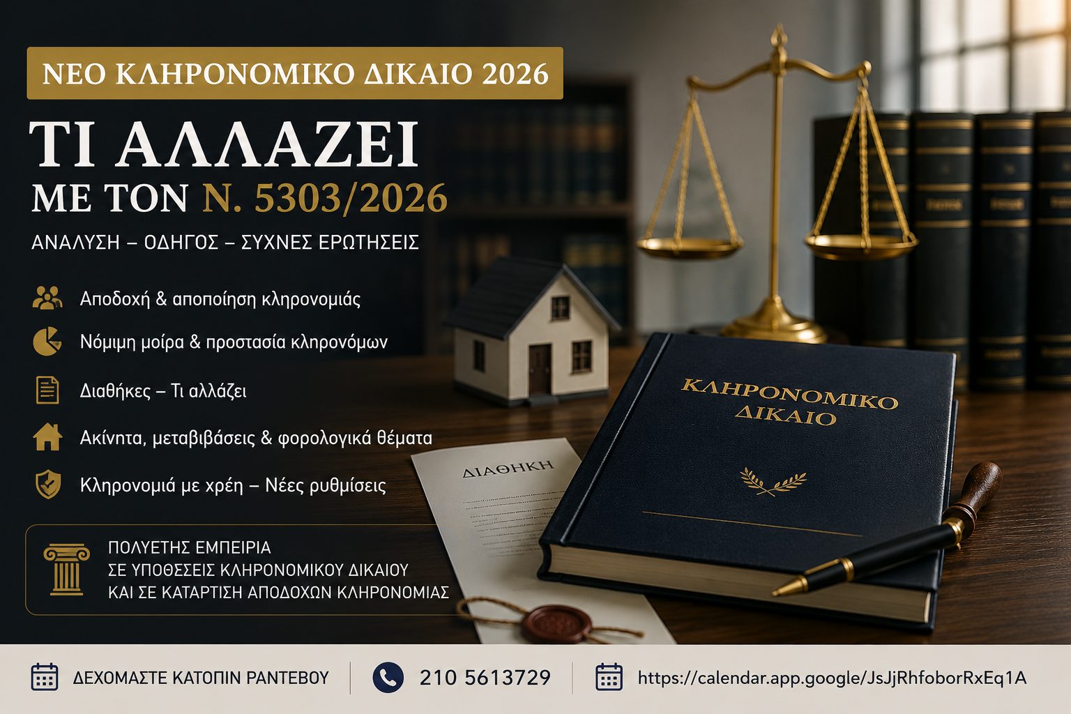 νέο κληρονομικό δίκαιο